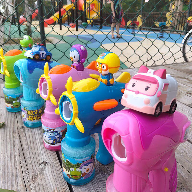 Ying Ying Same Net Red Bubble Machine Children's Toys Automatically Non-Leakage Electric Bubble Gun Birthday Gift for Men and Women