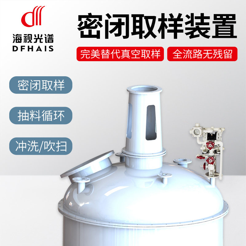 海视光谱密闭取样装置定量器耐酸碱耐压石油化工无残留冲洗吹扫