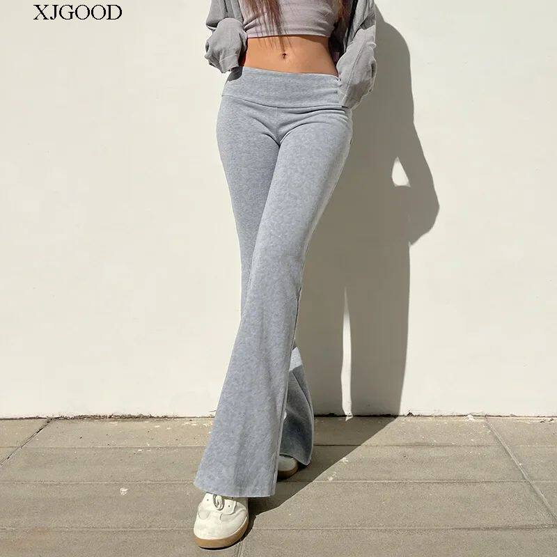 Мисс тонкий кашемир заниженная талия micro-модель ла брюки Women's fleece low-rise cropped pants 