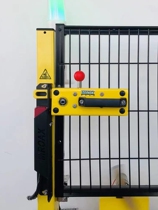 Industrial equipment fence latch lock workshop isolation network electronic lock D4NL safety switch mounting bracket D4SL