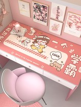 Childrens study table table mat high-level sense bedroom surface girl writing special eye protection cloth book ins can be cut