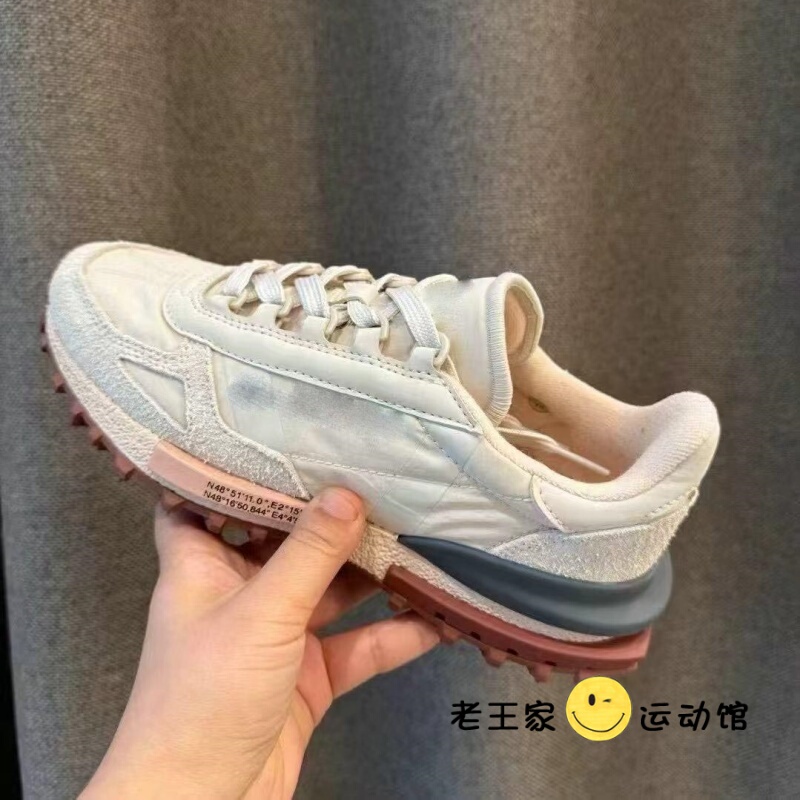 New Spring and Autumn Crocodile Casual Shoes for Men, Thick-Soled Height-Increasing Sneakers, Fashionable, Versatile, Comfortable, Retro Running Shoes