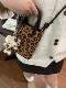 Winter Retro Niche Leopard Print Bag for Women 2026 New Versatile Handbag Suede Crossbody Phone Bag