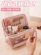 Standing cosmetic bag large capacity toiletry bag women's cosmetics dressing table multi-functional skin care product partition storage bag