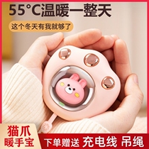 Cat claw warm baby electric heating baby charge hand holding spontaneous hot winter send students to class heating artifacts