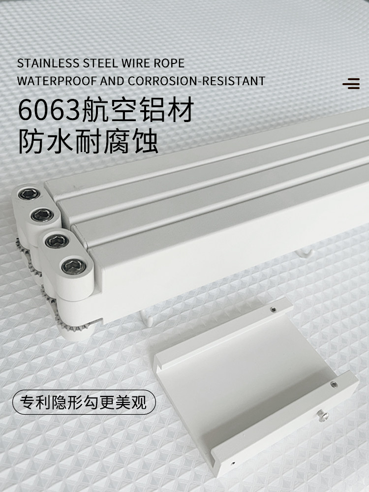 Suction Cup Invisible Folding Shower Curtain for Bathroom, No-Drill Shower Curtain for Dry and Wet Separation, Waterproof and Mildew-Proof Folding Partition