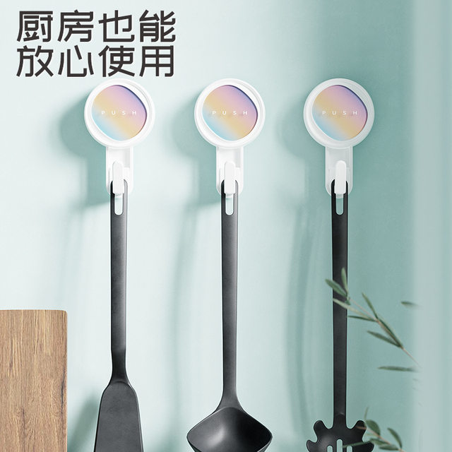 No-Drill Wall Suction Hook, Strong Vacuum Adhesive Hook for Bathroom, Kitchen, Toilet, Wall, and Door Hanger