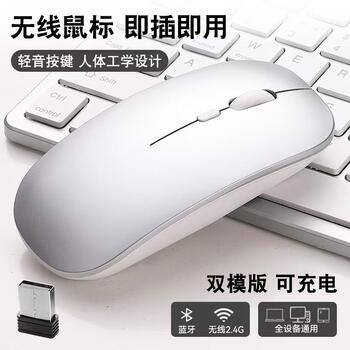 Wireless Mouse Bluetooth Silent Rechargeable Office Gaming Tablet Laptop Universal Desktop Men and Women