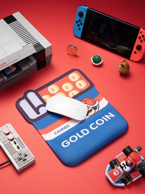 Super Mario Keyboard Wrist Rest Memory Foam Mouse Pad Silicone Wrist Support Comfortable Wrist Rest Wrist Pad for Girls