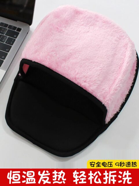 New Winter USB Heated Mouse Pad, Extra Large, Fleece-Lined, Thickened, Heated Hand Warmer, Anti-Freeze Gloves for Men and Women