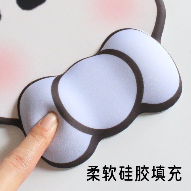 Cartoon Silicone Mouse Pad Wholesale, Contrasting Color Wrist Support Keyboard Pad, Comfortable and Durable Office Wrist Pad Set, Hand Pillow