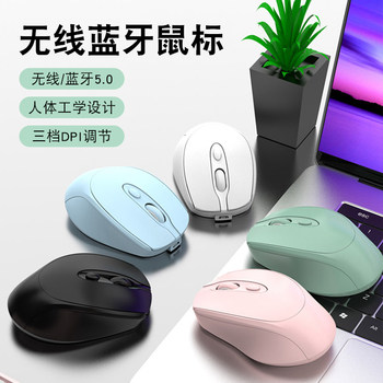 Bluetooth Wireless Mouse Silent Rechargeable Laptop Office Boys and Girls Suitable for Huawei Xiaomi Lenovo