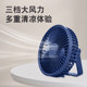 USB Small Fan for Student Dormitory Bed, Rechargeable Silent Electric Fan, Small Mosquito Net-Style Fan, Strong Wind, Ultra-Powerful, Suitable for Lower Bunk, Tent, Camping, Hanging, Kitchen, Car, Wall-Mounted