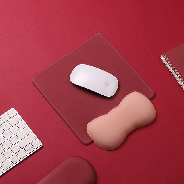 Gradient Bow Mouse Pad Wrist Guard for Boys and Girls Mouse Wrist Support Computer Mouse Pad Silicone Non-Slip