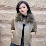 Демисезонная куртка, утепленный модный приталенный лонгслив, изысканный стиль