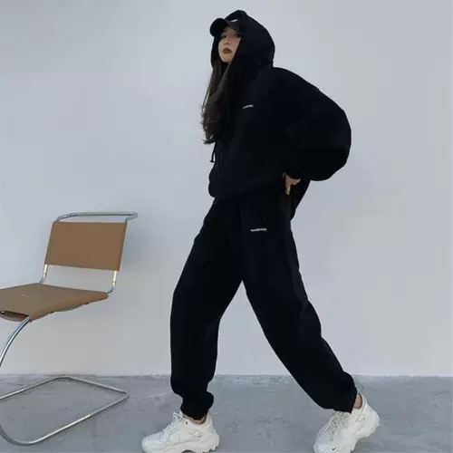 Осенний утепленный спортивный костюм, толстовка с капюшоном для отдыха, зимний комплект, коллекция 2023