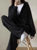 Черный высококачественный хлопковый комплект