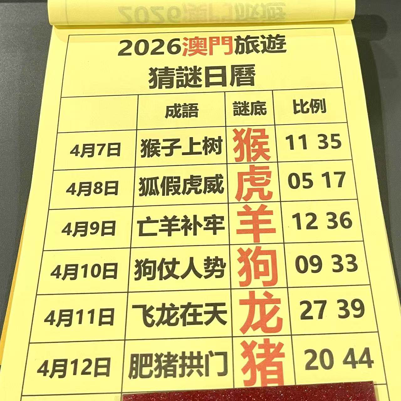 Календарь года лошади на 2026 год, Новый Старый Желтый календарь Макао, многодневный настенный календарь с защитой от разрывов, настольный календарь для гадания по зодиаку
