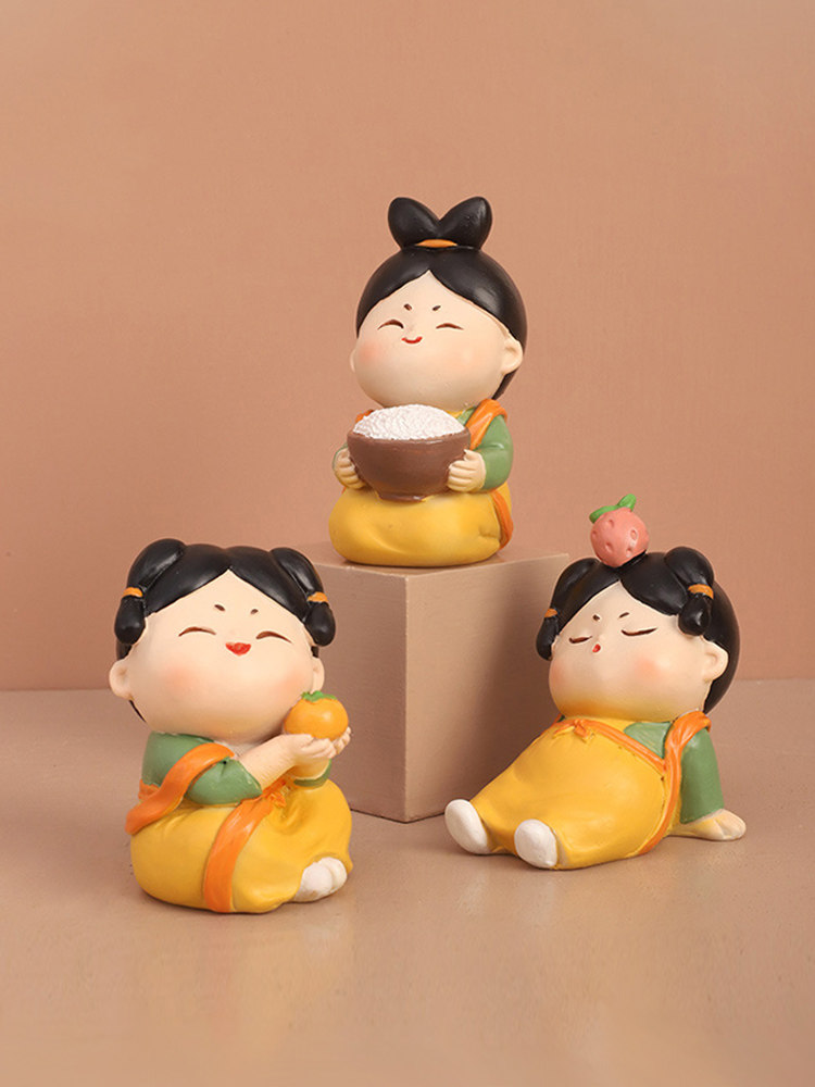 ins wind cute little girl desktop decoration niche healing art sense decoration creative girl heart gift