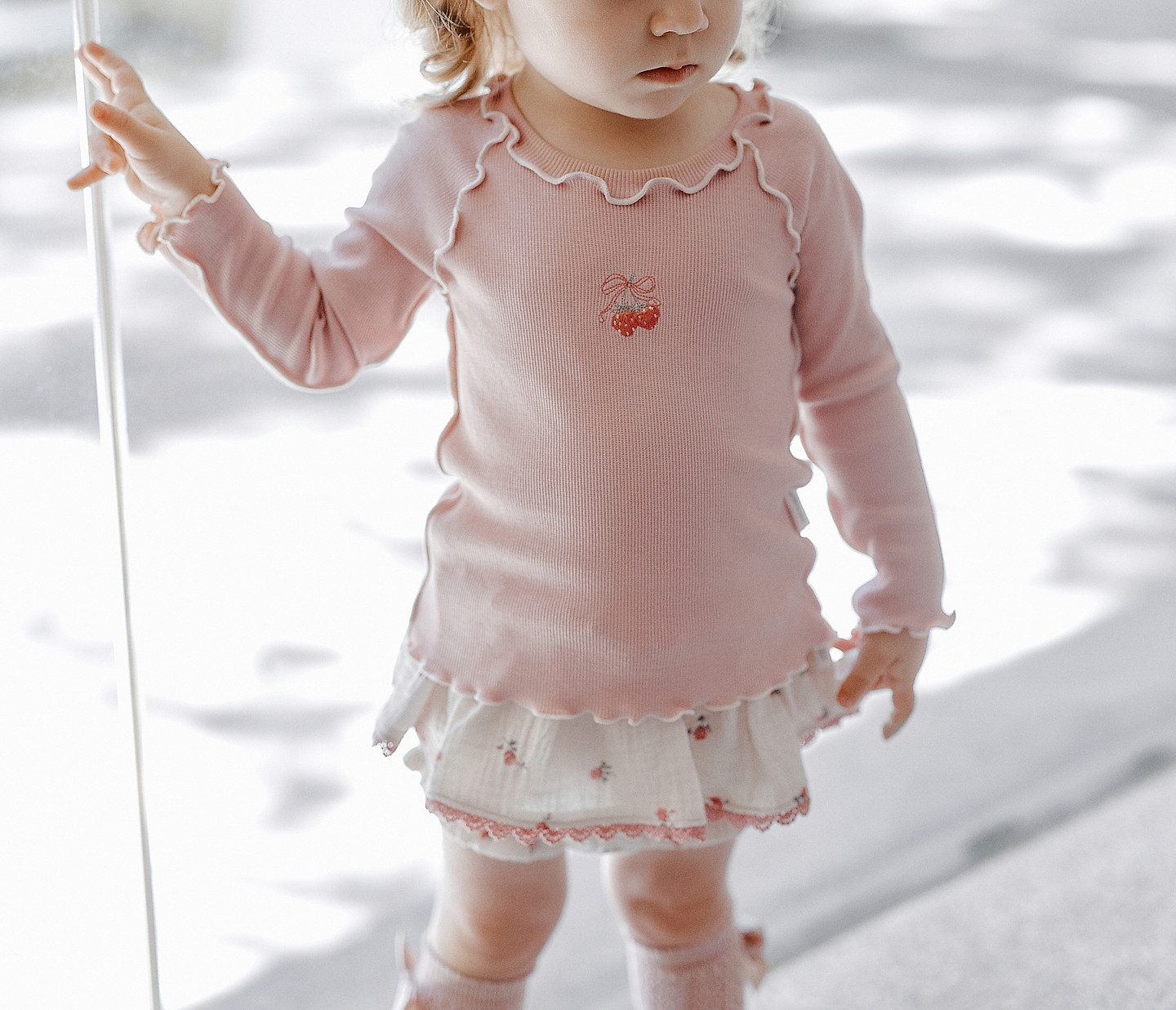 【新品】OAK FAMILY女童长袖t恤儿童打底衫秋装圆领纯色上衣 — 14