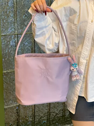 Модная водонепроницаемая нейлоновая универсальная очень большая сумка для отдыха на одно плечо, Южная Корея, с вышивкой