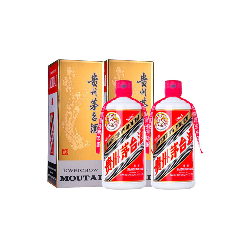 貴州茅台酒 500ml 43% vol 2個グラス付き