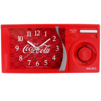 (self-employed) SEIKO Japan Seiko Coca-Cola joint home bulimia night light static headboard music alarm clock