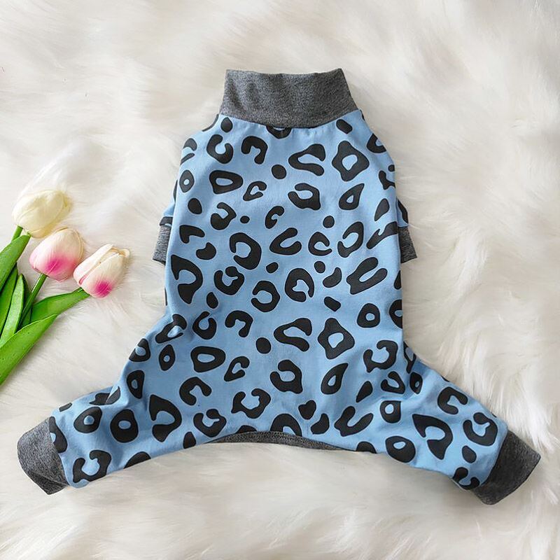 Cat and Dog One-Piece Four-Legged Pure Cotton Spring and Summer Clothes, Air-Conditioning Clothes, Sun Protection, Teddy, Bichon, Pomeranian, Small Dog, Pet