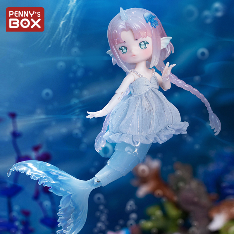 Pannie's treasure box eucalyptus The tidal dense language series disposable blind box bjd people fish sd dolls handmade toys-Taobao