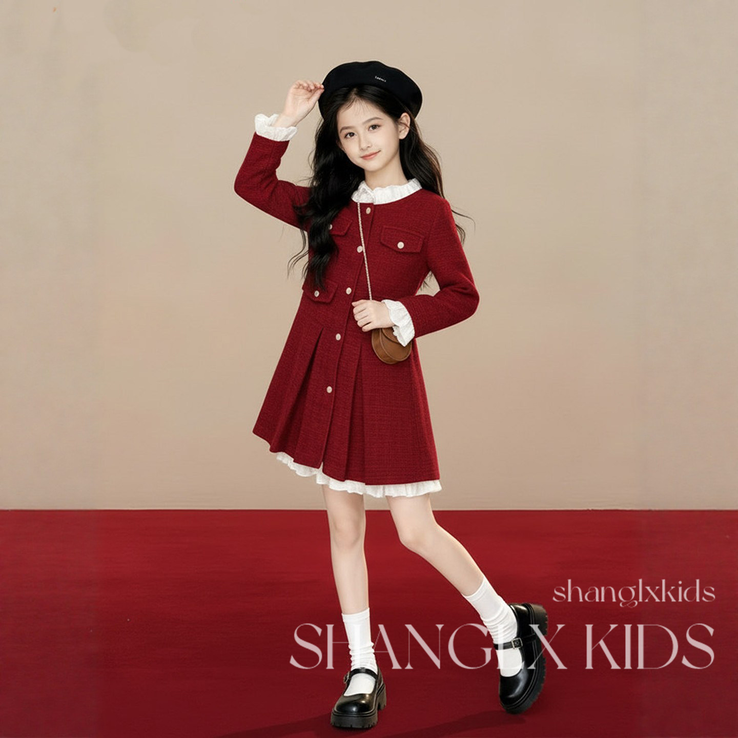 儿童女套裙冬天选什么款？保暖时尚又舒适！