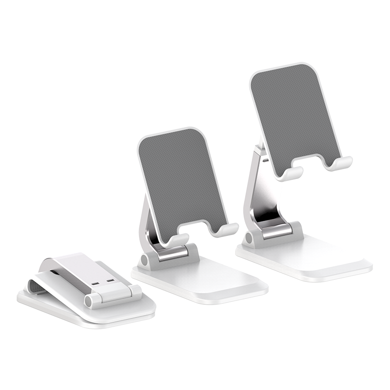 Mobile Phone Stand, Desktop Tablet Support, Universal Aluminum Alloy Lazy Holder, Video Folding, Adjustable, Telescopic, Height-Adjustable, for Home and Office Desktop Use