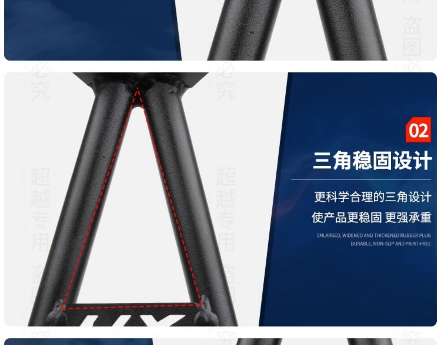 Suitable for Light-Duty Suzuki Uy125T Rear Rack Reinforcement Support Rod Exhaust Pipe Guard Bar Bumper Modification Accessories
