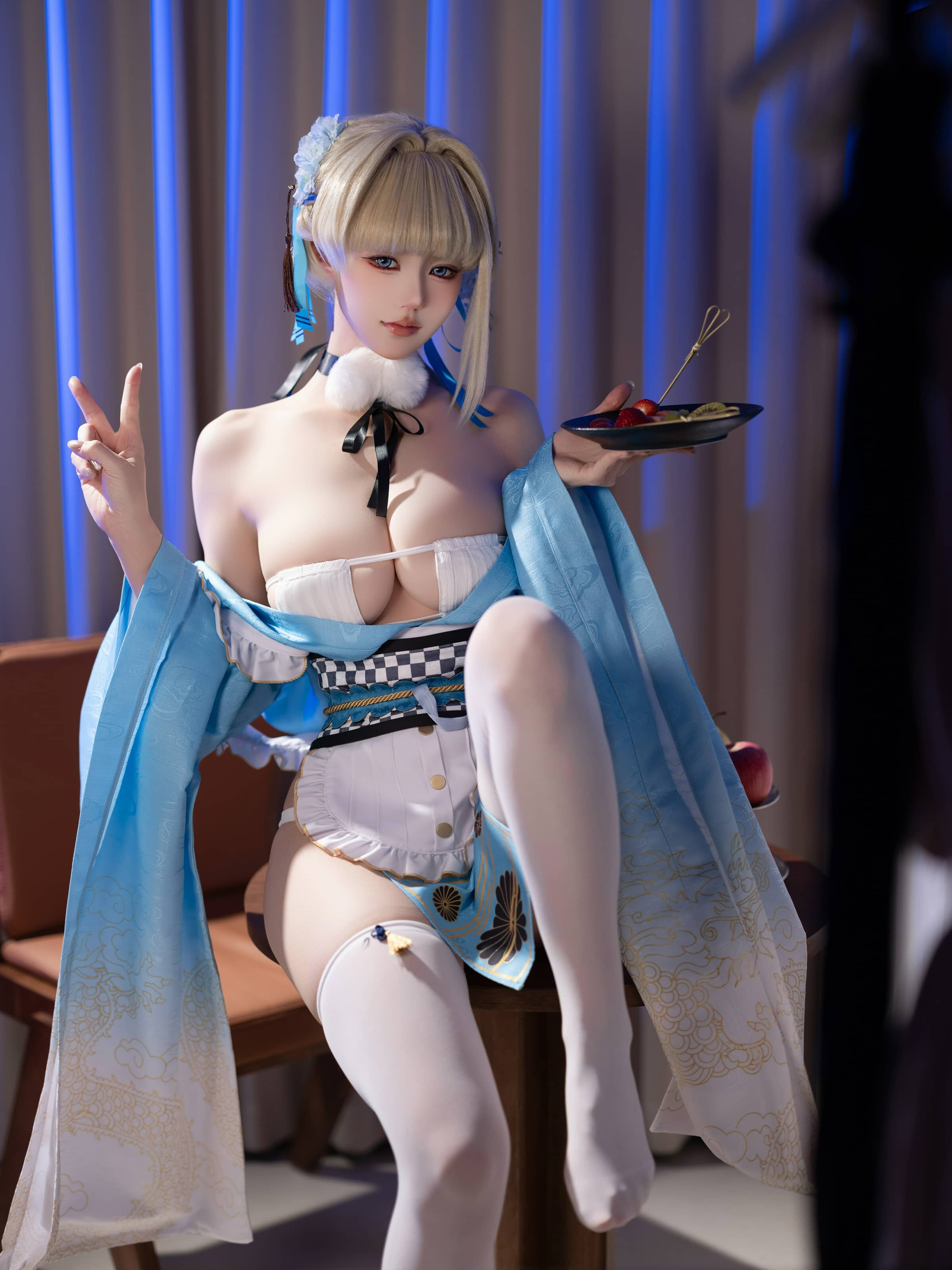 小仓千代w 蔚蓝档案 飞鸟马时 浴衣