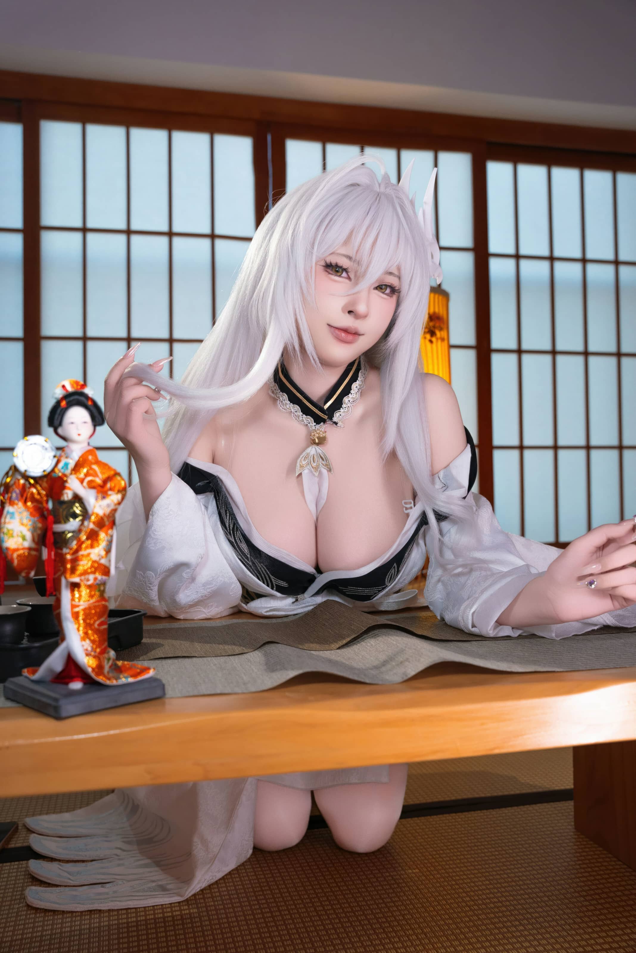 清水由乃 碧蓝航线 白凤和服