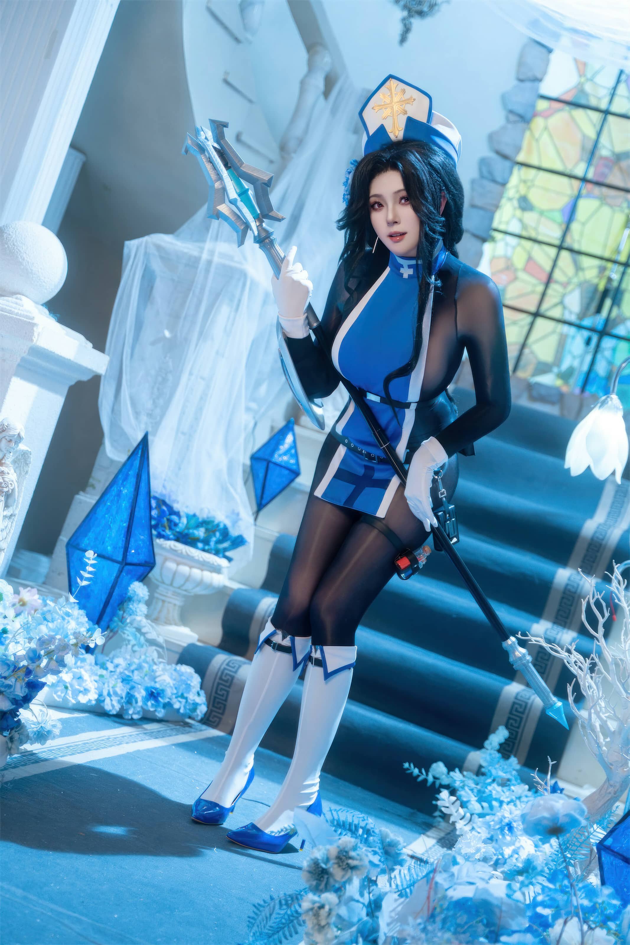 Natsuko_夏夏子 Nikke胜利女神 梅登·冰玫瑰