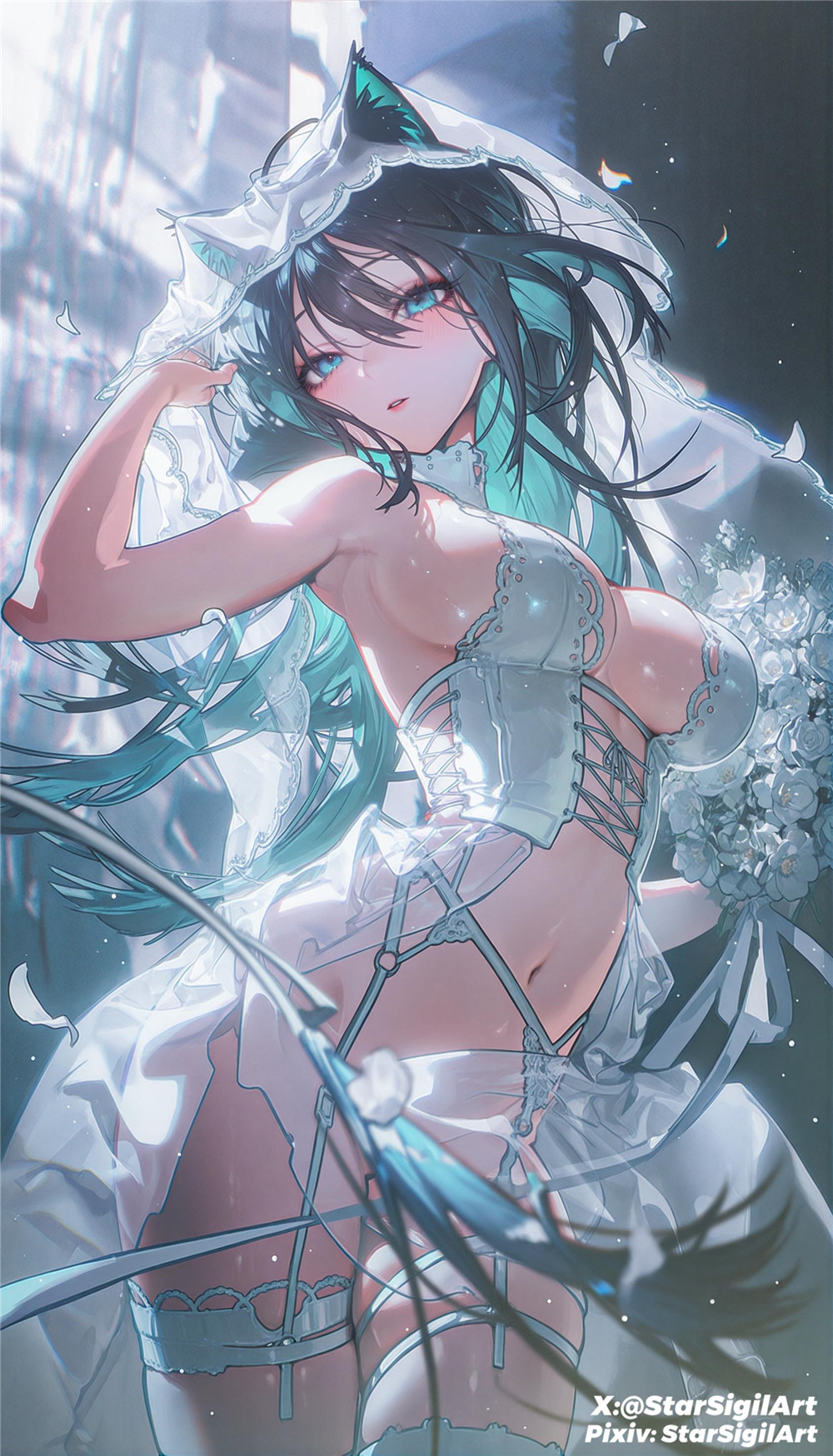 【插画精选】碧蓝档案 一之濑明日奈 佐藤ネグリュシカ 鸣潮 琳奈[50P-280MB]
