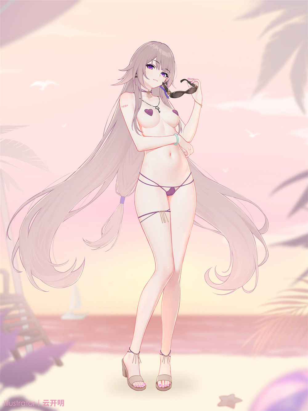 【插画精选】蔚蓝档案 调月莉音 鸣潮 琳奈 绝区零 叶瞬光[53P-176MB]