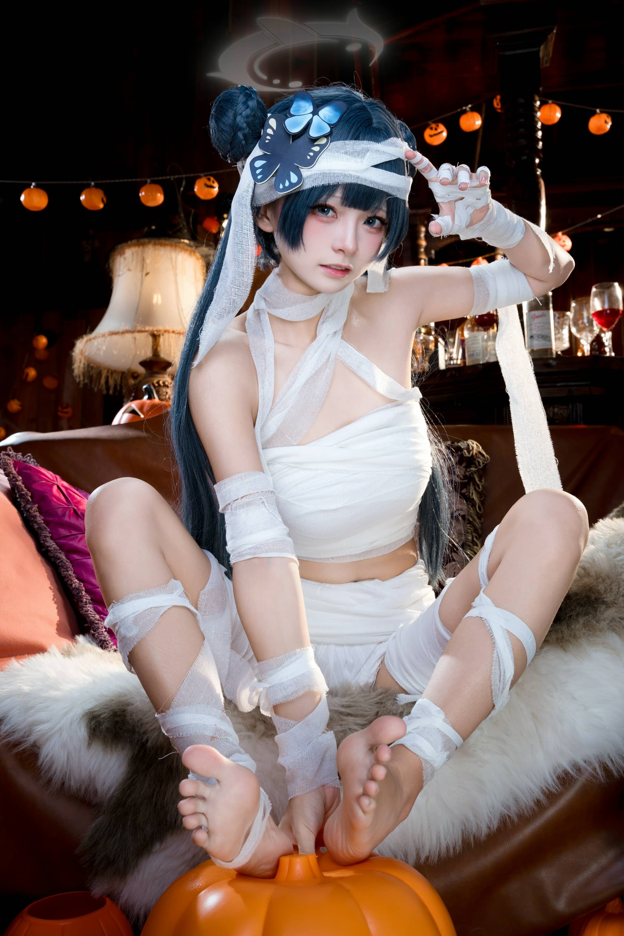 九柒喵 蔚蓝档案 好美+妃咲万圣节