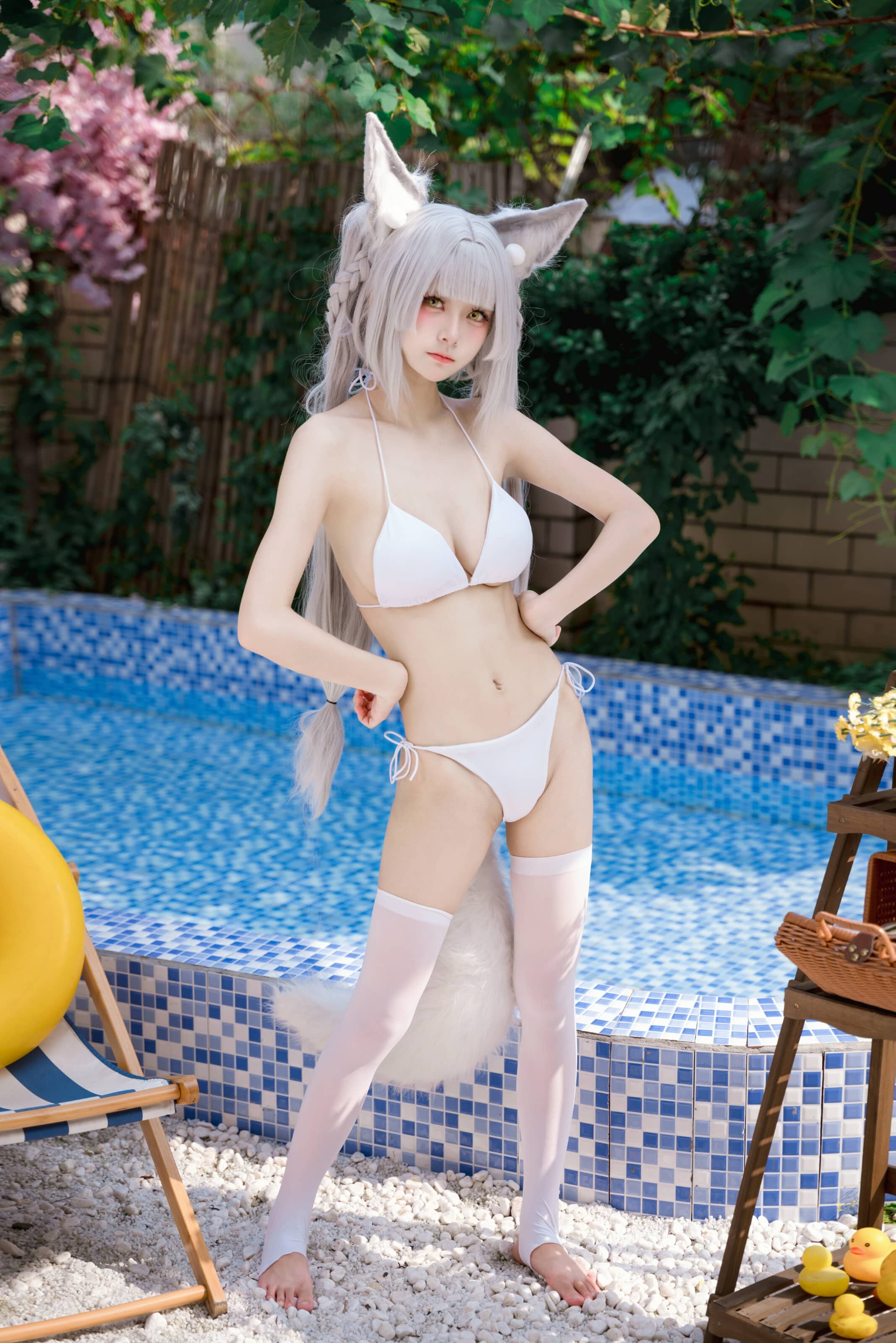 九柒喵 碧蓝航线 朝凪泳装