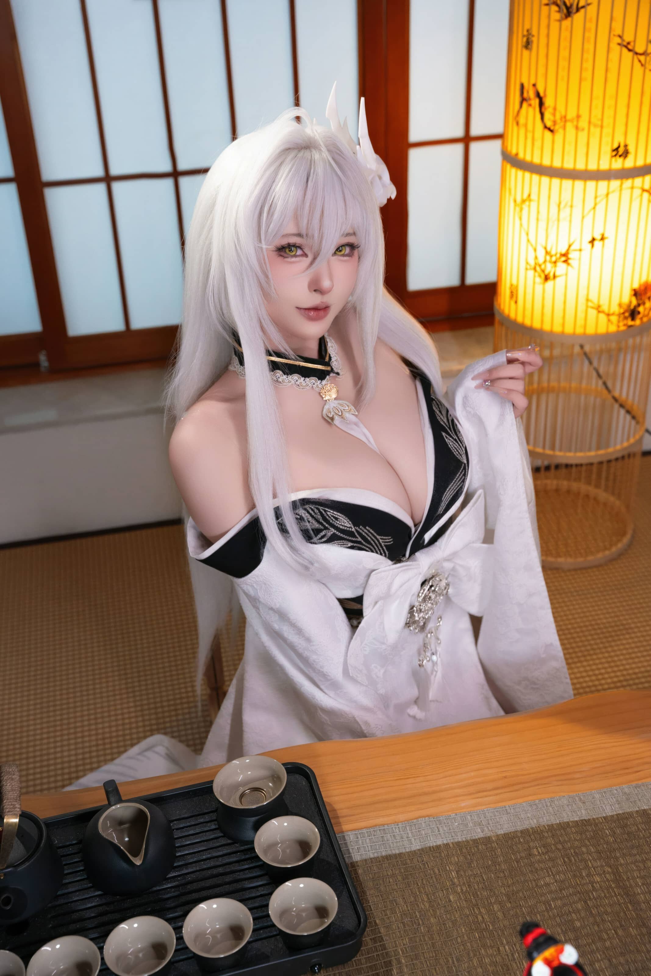 清水由乃 碧蓝航线 白凤和服