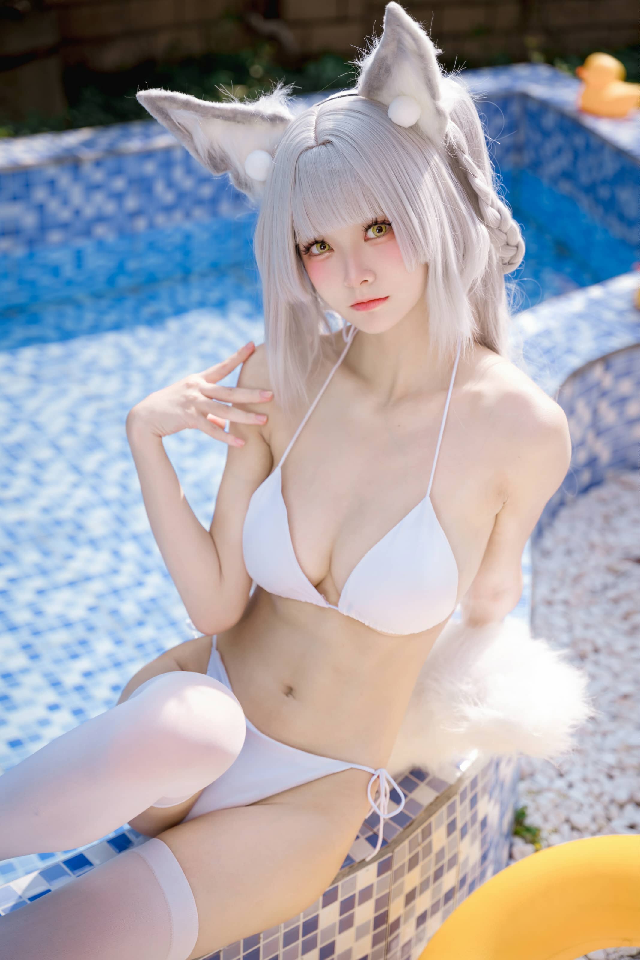 九柒喵 碧蓝航线 朝凪泳装