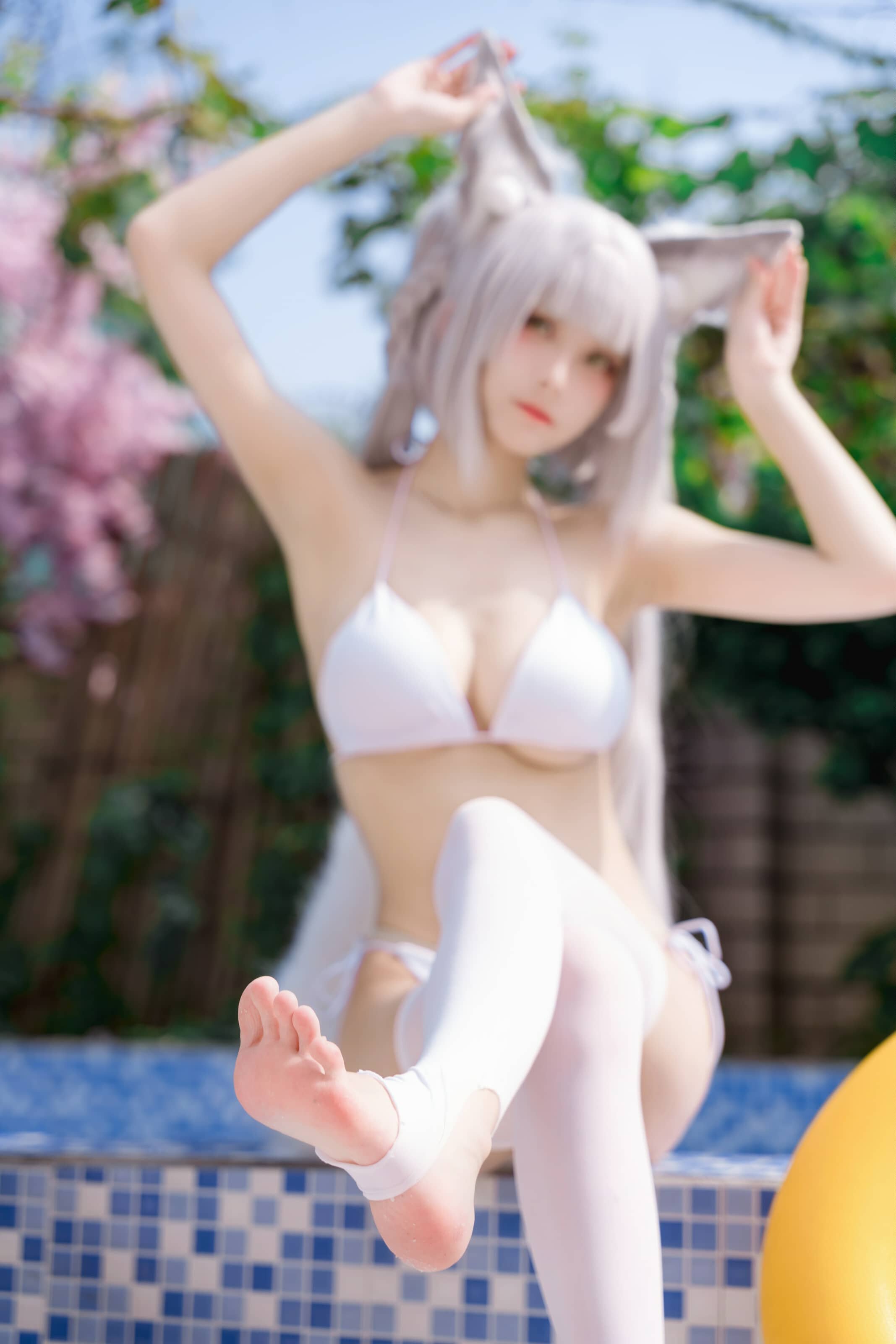九柒喵 碧蓝航线 朝凪泳装
