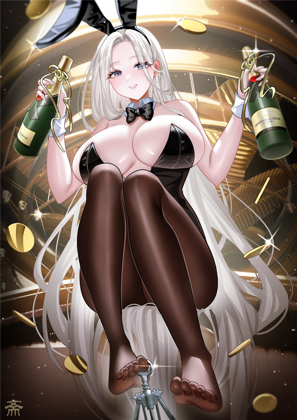 【插画精选】蔚蓝档案 调月莉音 鸣潮 琳奈 绝区零 叶瞬光[53P-176MB]