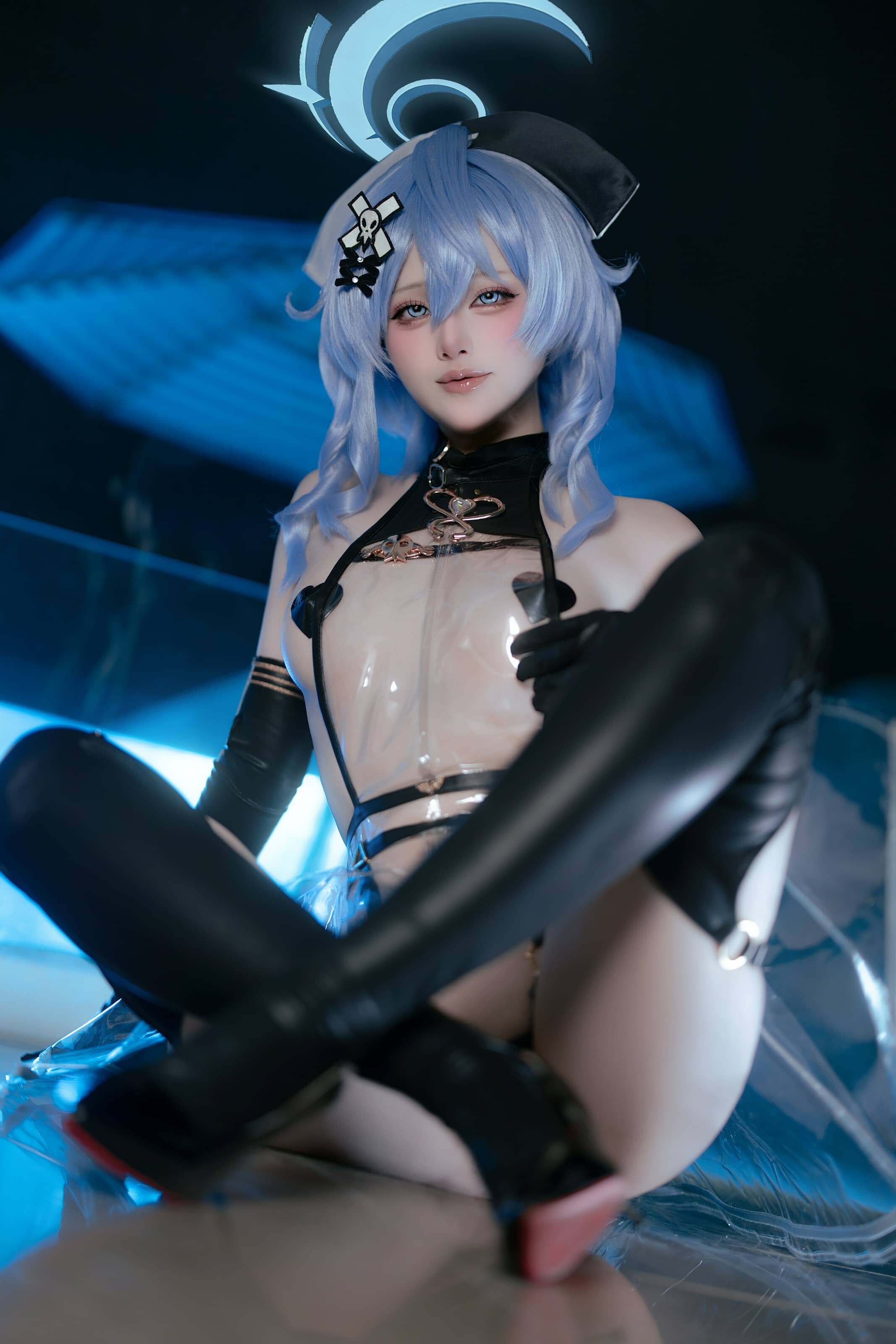 屿鱼Yukako 蔚蓝档案 亚子 同人透明护士