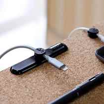 New P1 storage cable manager desktop wall data cable fixation storage cable manager magnetic suction cable management product