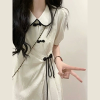 [Абрикосовый цвет] [May Day Out для раннего летнего выезда/Супер красивая и уникальная и красивая/французская первая любимая юбка из чистой талии/простая, щедрая и приличная темперамент и высококачественный/летний красивый пляжный отдых Sunset Sunset Sunsebirt]