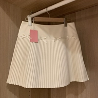 [Абрикосовый цвет] [Популярный стиль этого года очень красив/Наряд в стиле Миу идеально подходит для лета/Маленькая и очень красивая юбка Беркли/Тонкая трапеция с высокой талией, стройняющая и драпирующаяся/Французский стиль и ощущение высокого класса]