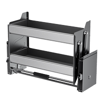 Italian kitchen wall cabinet lifting basket cabinet upper and lower buffer door type seasoning seasoning basket pull-down kitchen cabinet