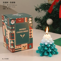 Елочная ароматическая свеча-Рождественская зеленая