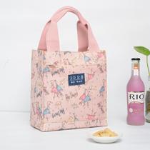 Insulated lunch box bag thickened aluminum foil waterproof canvas lunch box bag with rice hand bag out lunch bag handbag